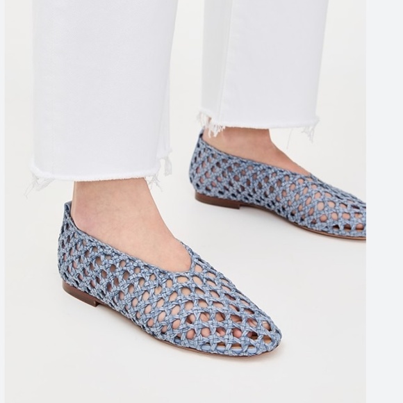 Mansur Gavriel Woven Ballerina Flats - Picture 2 of 8